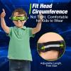 Blingbin Adjustable Night Vision Goggles for Kids with Flip-Out Lights Eye Lens for Racing Hunting Bicycling Skying to Protect Eyes view 3