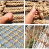 Decor Net Climbing Net for Kids Safety Net Cargo Rope Ladder Truck Trailer Heavy Duty Netting Balcony Banister Protection Net Rock Swingset Large Hemp Rope Net (Size : 1 * 3m(3 * 10ft)) view 2