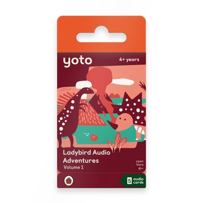 Yoto Ladybird Audio Adventures Collection: Vol. 1 Kids 5 Audio Cards for Use with Player & Mini All-in-1 Audio Device, Screen-Free Listening with Fun Playtime, Bedtime & Travel Stories, Ages 5+