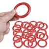 The Dreidel Company Plastic Red Tossing Rings, 2" Inch Carnival O Ring (24-Pack) view 1