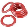The Dreidel Company Plastic Red Tossing Rings, 2" Inch Carnival O Ring (24-Pack) view 3