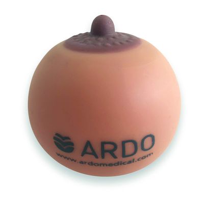 Ardo Demo Breast Model Silicone Breastfeeding Model Educational Tool for Lactation Professionals Artificial Female Breast Model Teaching Aid for Doctors, Nurses, Medical Students (Dark)
