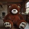 Anico 59" Tall (5 Foot) Giant Plush Bear, Stuffed Animal, Dark Brown Teddy Bear with Smiling Face. Premium Stuffed Toy Teddy Bear, Perfect for Girlfriend, Kids, Valentine's Day, Christmas! view 3