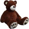 Anico 59" Tall (5 Foot) Giant Plush Bear, Stuffed Animal, Dark Brown Teddy Bear with Smiling Face. Premium Stuffed Toy Teddy Bear, Perfect for Girlfriend, Kids, Valentine's Day, Christmas! view 4