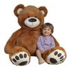 Anico 59" Tall (5 Foot) Giant Plush Bear, Stuffed Animal, Medium Brown Teddy Bear with Smiling Face. Premium Stuffed Toy Teddy Bear, Perfect for Girlfriend, Kids, Valentine's Day, Christmas! view 1