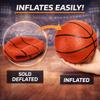 4 Pack Mini Basketballs for Mini Hoops, 6 Inch Inflatable PVC Basketball Balls with Pump & Needle, Rubber-Like Textured Grip, Indoor Outdoor Replacement Balls for Door, Pop-A-Shot & Trampoline Hoops view 3