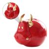 Cabilock 1pc Calf Shape Saving Pot Adorable Desktop Decor for Boy Girl for Cultivating Savings Habits Red Cattle Design for Boy Girl's Room Nursery view 3