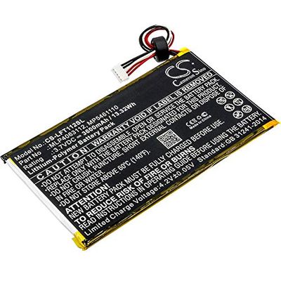 SHINEAR 3600mAh Battery Replacement for Leapfrog LeapPad 31565 XDi Ultra Platinum 7" LeapPad Platinum Kids Learning MLP4063112 800-10067 MP5461110 (3.7V)