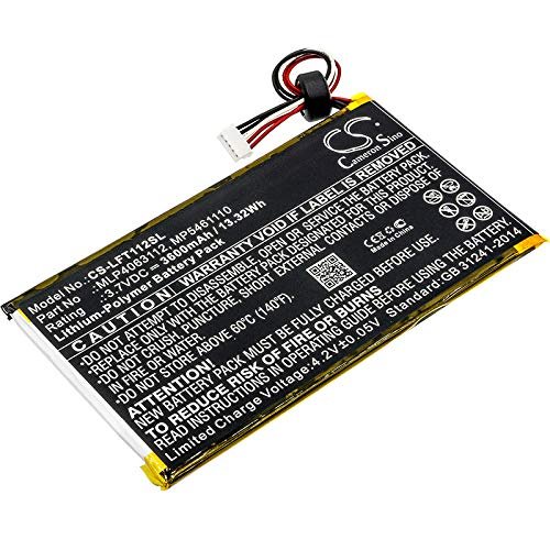 SHINEAR 3600mAh Battery Replacement for Leapfrog LeapPad 31565 XDi Ultra Platinum 7" LeapPad Platinum Kids Learning MLP4063112 800-10067 MP5461110 (3.7V)