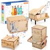 Poraxy 4 Set STEM Kits for Kids Ages 8-10 10-12, Toys for Ages 8-13, Music Box, Robot 3D Puzzle Educational Science Building Projects Crafts, Birthday Gifts for Boys Girls 7 8 9 10 11 12 13 Year Old view 1