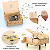 Poraxy 4 Set STEM Kits for Kids Ages 8-10 10-12, Toys for Ages 8-13, Music Box, Robot 3D Puzzle Educational Science Building Projects Crafts, Birthday Gifts for Boys Girls 7 8 9 10 11 12 13 Year Old view 4