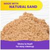 Kinetic Sand, 11lb (5kg) Natural Brown Play Sand for Arts and Crafts, Sandbox, Amazon Exclusive (Packaging May Vary), Sensory Toys, Holiday Gifts & Stocking Stuffers for Kids Ages 3 and up view 4