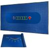 BALIKEN 36x18 Inches Texas Holdem Poker Mat & Blackjack Table Top Casino Felt Professional Grade Mat (Blue) view 1