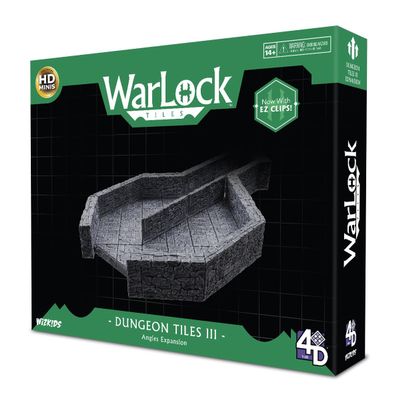 WizKids Warlock Tiles: Expansion  Dungeon Tile III Angles