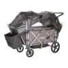 Larktale Caravan Deluxe Rain/Wind Cover | Clear Plastic Stroller Cover for Rain and Wind Protection | Easy-to-Install Baby Stroller Cover for Travel Made from Anti-Fog/Non-Crease Material view 1