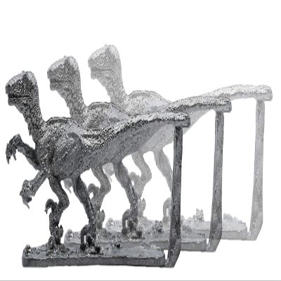 IRON WIND METALS 3 Piece Velociraptors Set - 100% Lead-Free Pewter - Classic Fantasy Miniatures for 28mm Table Top Games - Made in USA - RAL Partha Miniatures