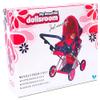 3-in-1 doll pram, blue/pink view 2