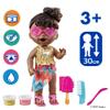 Baby Alive Sunshine Snacks Doll, Eats and Poops, Summer-Themed Waterplay Baby Doll, Ice Pop Mold, Toy for Kids Ages 3 and Up, Black Hair view 4