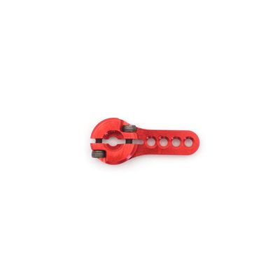 FrSky 6-25T Metal Servo Arm Blue&Red (Red, Single)