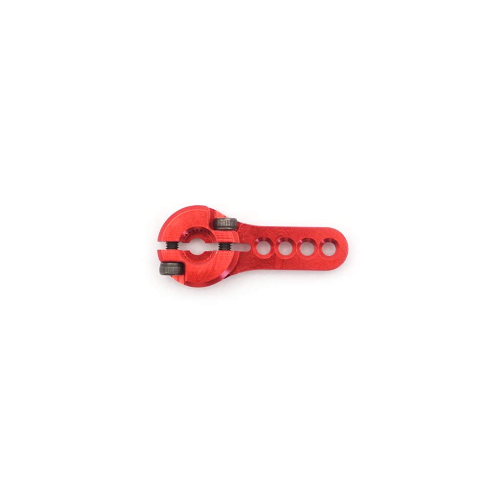 FrSky 6-25T Metal Servo Arm Blue&Red (Red, Single)