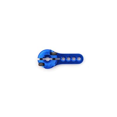 FrSky 6-25T Metal Servo Arm Blue&Red (Blue, Single)