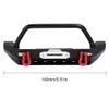 Metal Front & Rear Bumper with Tow Hook for 1/10 RC Crawler Axial SCX10 90046 SCX10 III AXI03007 Upgrade Parts view 3