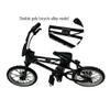 kidbeile Mini Finger Bike Toy  Alloy Mountain Bicycle Model with Tools, Movable Parts, Gift for Kids & Collectors (Black) view 2