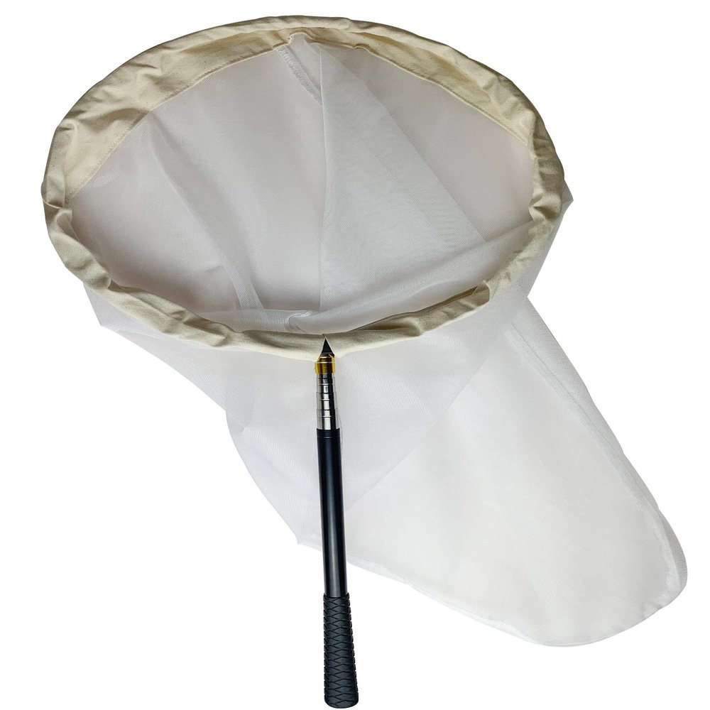 Educational Science Deluxe Pro Butterfly Net, Telescoping 17-58-inch Stainless Steel Handle, BN1000S