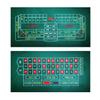 BALIKEN 36x18 Inches Roulette Table Mat & Craps Table Top Casino Felt Professional Grade Mat (Green) view 1