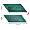 BALIKEN 36x18 Inches Roulette Table Mat & Craps Table Top Casino Felt Professional Grade Mat (Green) view 2