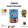 Pix Brix Pixel Art Puzzle Bricks Bucket  1,500 Piece Pixel Art Kit with 12 Colors, Dark Palette  Interlocking Building Bricks, 2D and 3D Builds  Stem Toys, Ages 6 Plus view 2