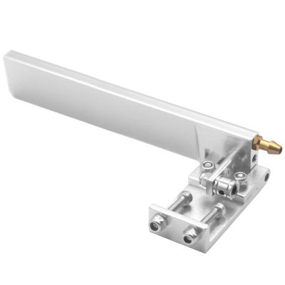 Vgoohobby Aluminum Alloy RC Boat Rudder with Water Pickup Suction Absorbing Steering Compatible with Electric Gas Power Remote Control RC Model Boat (95mm)