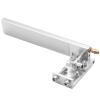Vgoohobby Aluminum Alloy RC Boat Rudder with Water Pickup Suction Absorbing Steering Compatible with Electric Gas Power Remote Control RC Model Boat (95mm) view 1