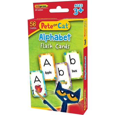 Pete The Cat Alphabet Flash Cards (EP62065)