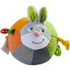 HABA Bunny Baby Ball Toy with Crinkle Ears and Rattle Rings - Tummy Time Toy for Fine Motor Skills and Sensory Development for 6 Months + view 1
