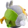 HABA Bunny Baby Ball Toy with Crinkle Ears and Rattle Rings - Tummy Time Toy for Fine Motor Skills and Sensory Development for 6 Months + view 3