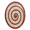 House of Cribbage - Spiral Shape 2 Track Non-Continuous Cribbage Board - Push Drawer Storage for Pegs and 1 Deck of Cards with Score Marking Fields for Won Games (Bloodwood/Maple Wood) view 4
