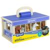 Breyer Horses Farms Wooden Stable Playset with 6 Horses | 6 Piece | 6 Stablemates Horses Included | 6 H x 9 L x 2.5 D | 1:32 Scale | Model #59217, Multi view 3