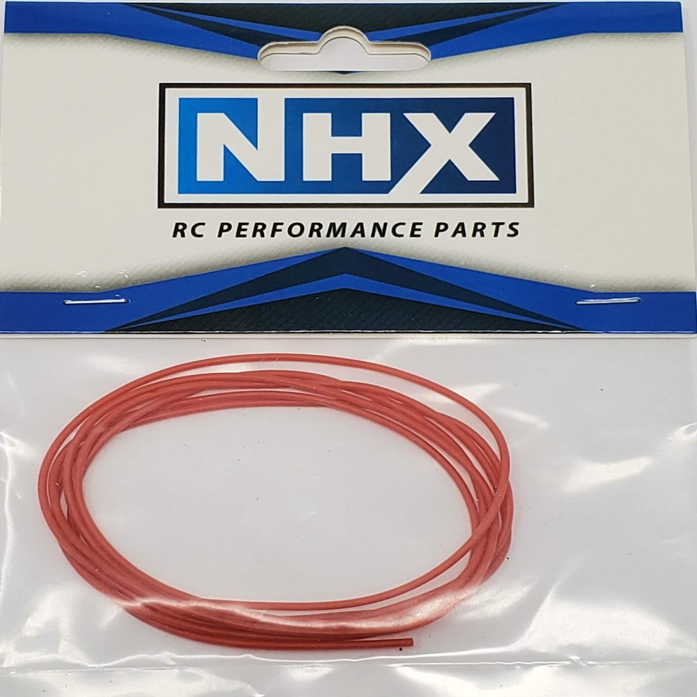 NHX RC Pro Silicone Wire 28 AWG Gauge 3 FT Red
