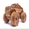 Wood Trick Monster Pickup Truck Car 3D Wooden Puzzles for Adults - Rides up to 18 feet - 8.3x6.3 in - Model Truck Kit to Build for Adults view 4