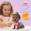 Baby Alive Lil Snacks Doll - Eats/Phee Children's Artists Protect to Bloons Dolly, 8-Inch Baby Doll, Snack Box Mold, Black Hair view 2