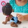 Baby Alive Lil Snacks Doll - Eats/Phee Children's Artists Protect to Bloons Dolly, 8-Inch Baby Doll, Snack Box Mold, Black Hair view 4