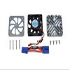 GPM for ARRMA-1/5 KRATON 8S BLX-ARA110002T1/T2,Outcast 8S BLX-ARA5810 Aluminum Motor HEATSINK with Cooling Fan -12PC Set (Gray) view 1