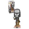 Funko POP! Star Wars #408 - The Mandalorian [Flying with Blaster] Exclusive view 1