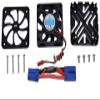 GPM for ARRMA-1/5 KRATON 8S BLX-ARA110002T1/T2,Outcast 8S BLX-ARA5810 Aluminum Motor HEATSINK with Cooling Fan -12PC Set (Black) view 1