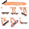 Skylety 31 Pieces Mini Finger Toys Set for Boy Girl Includes 6 Finger Skateboards, 4 Bikes, 2 Mini Scooters 4 Swing Board 8 Matched Wheels 7 Tool Accessories Educational Toy Party Favor(Cool) view 4