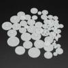 58PCS White Plastic Gears Small Motor Gears for RC Car Motor Toy Model DIY Helicopter RC Toy Replacement Accessories Module 0.5 view 2