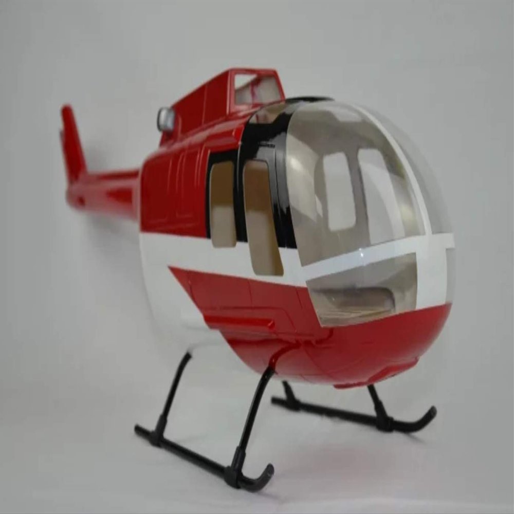 RC Helicopter BO-105 450 Pre-Painted fuselage for 450 Size Helicopters.Suitable for Almost All 450 Size(325mm Rotor Blade) Helicopters, Such as: Align T-REX450X/XL/SE/SE V2.