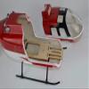 RC Helicopter BO-105 450 Pre-Painted fuselage for 450 Size Helicopters.Suitable for Almost All 450 Size(325mm Rotor Blade) Helicopters, Such as: Align T-REX450X/XL/SE/SE V2. view 2
