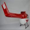RC Helicopter BO-105 450 Pre-Painted fuselage for 450 Size Helicopters.Suitable for Almost All 450 Size(325mm Rotor Blade) Helicopters, Such as: Align T-REX450X/XL/SE/SE V2. view 3